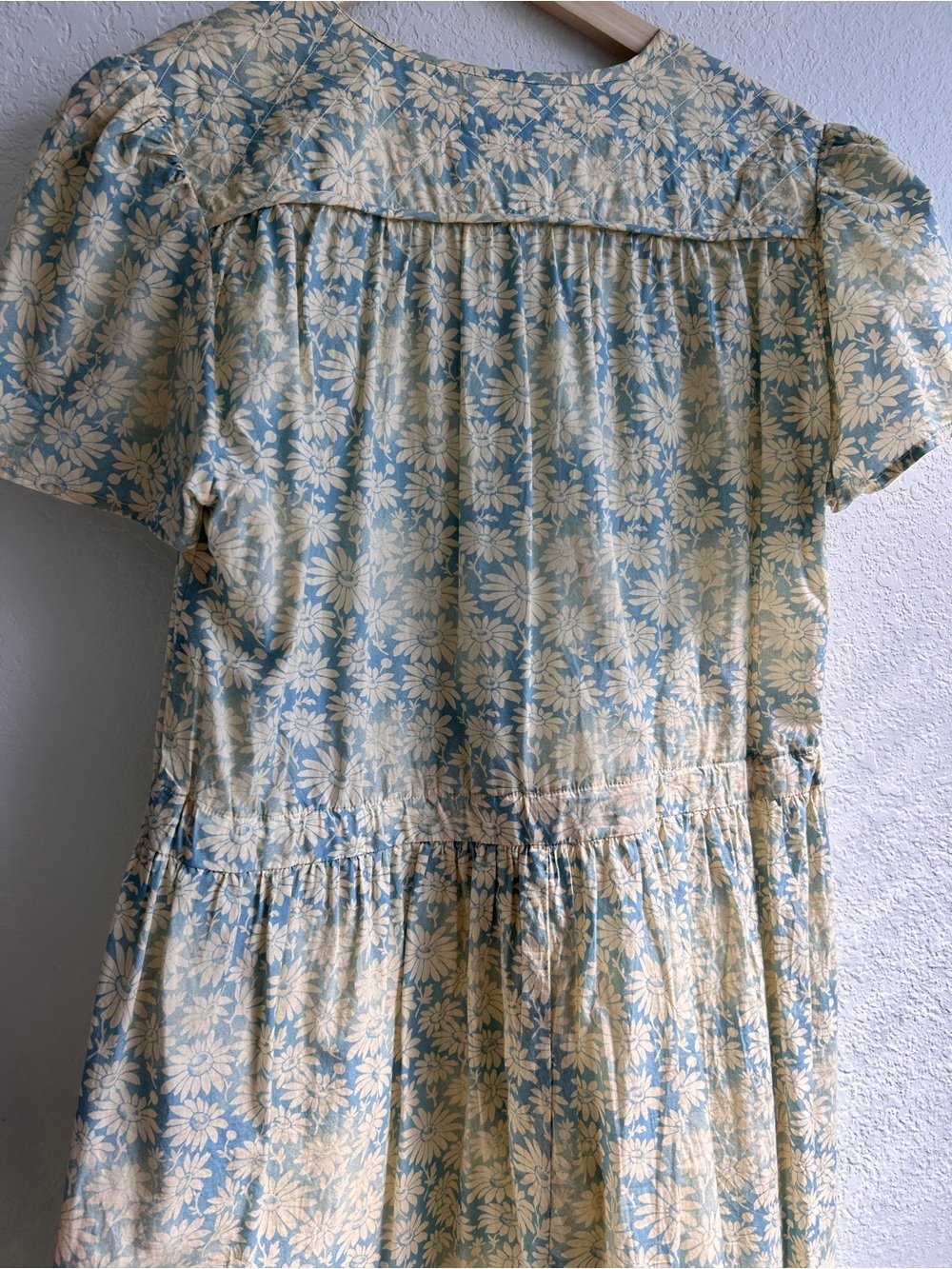 Christy Dawn daisies dawn dress Midi Dress - Pastel Yellow & Blue - Picture 4 of 4